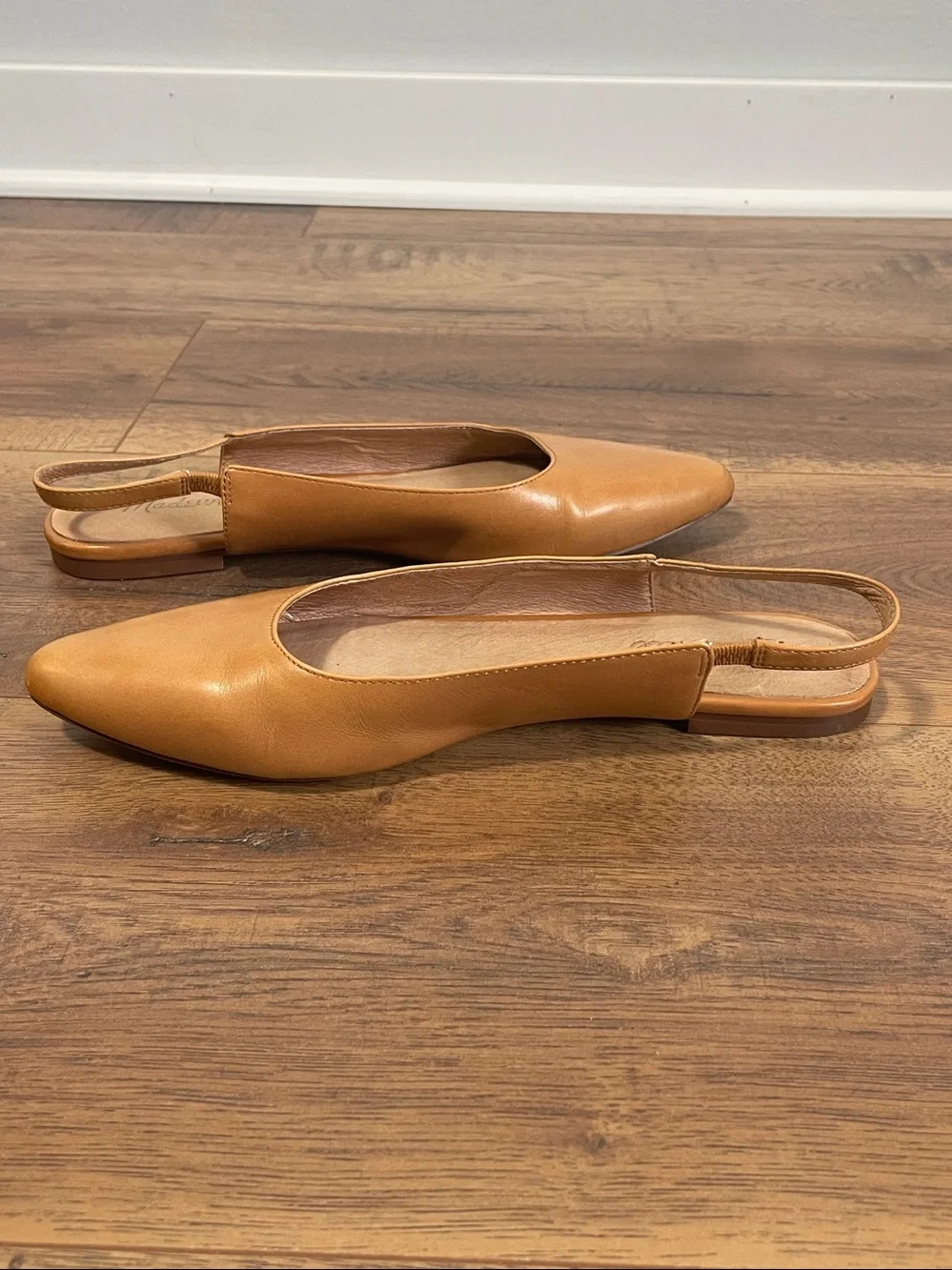 Madewell Tan Leather Slingbacks Size 8